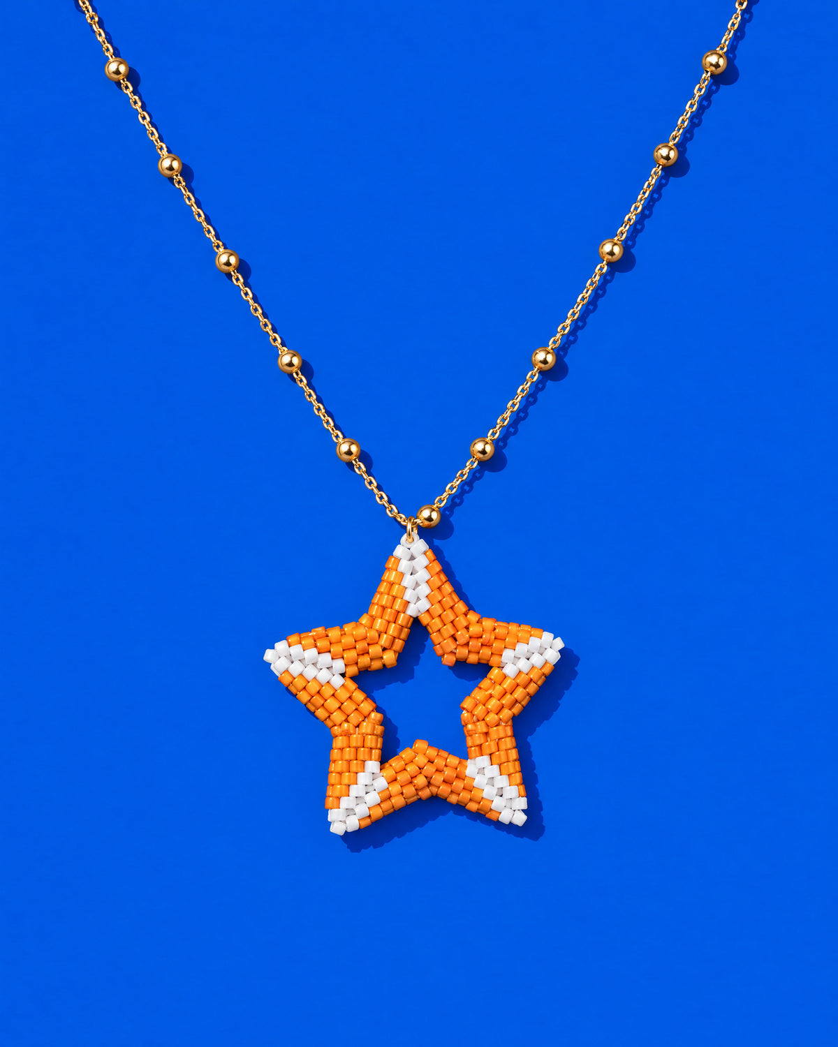 Orange Star Pendant