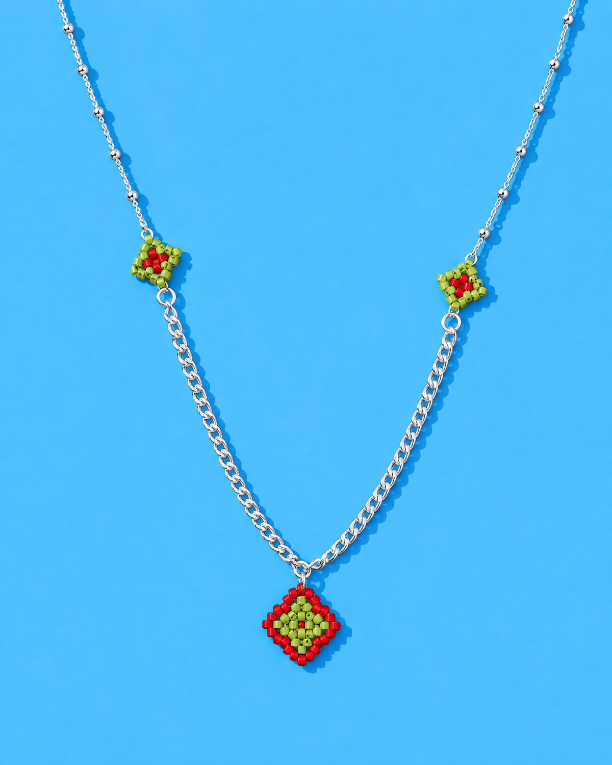 Crimson Diamond Pendant