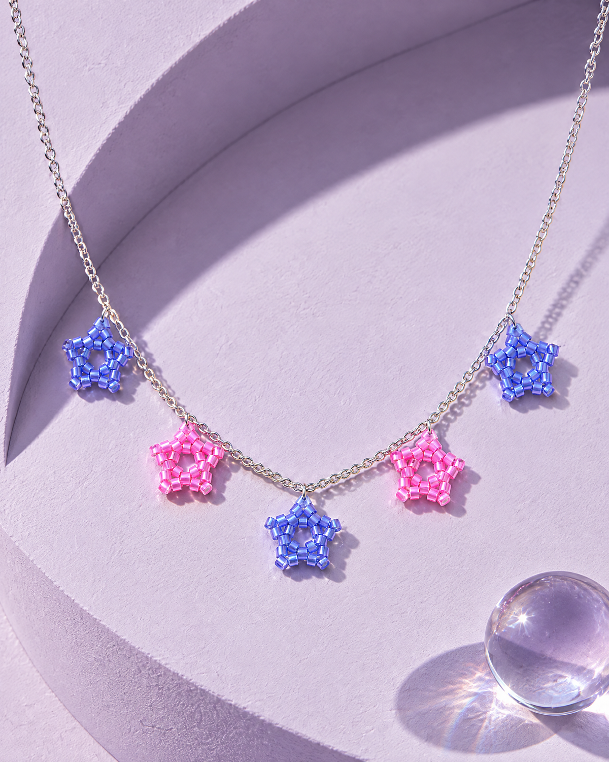 Periwinkle Star Charm Necklace
