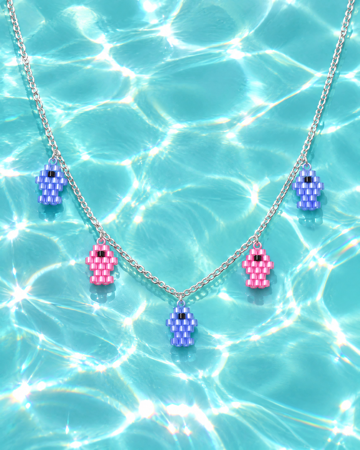 Candy Fish Charm Necklace