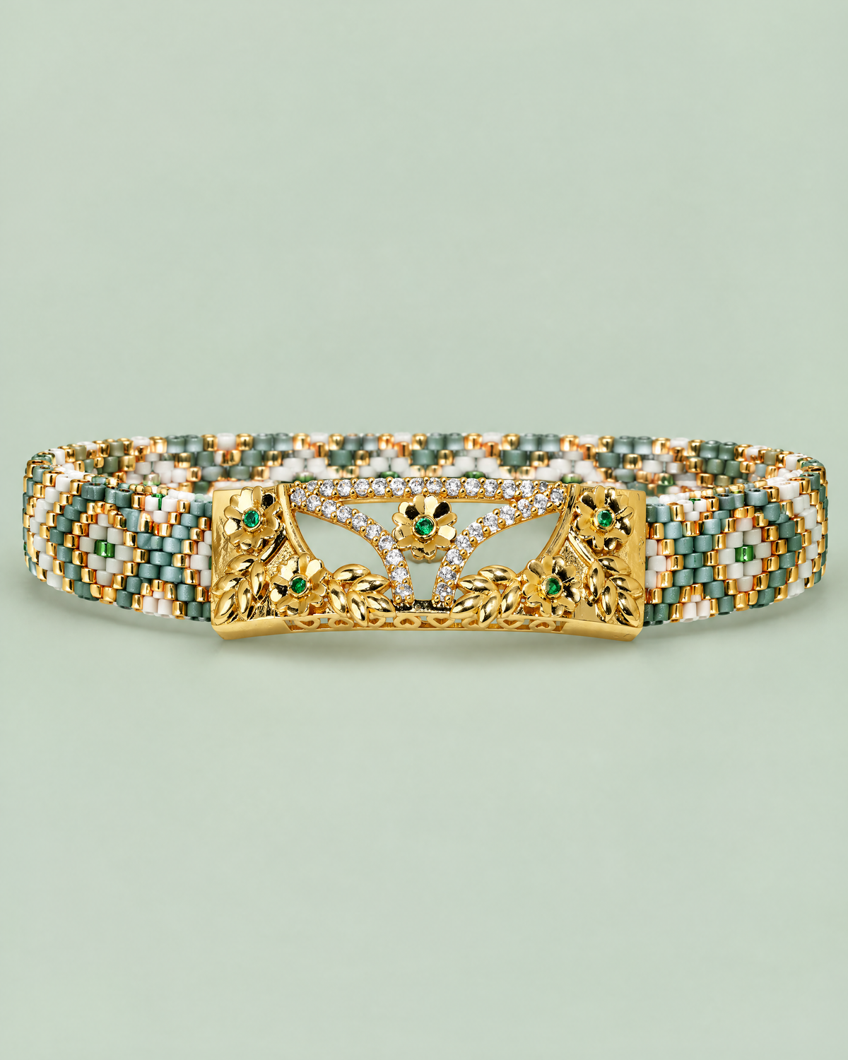 Sage Garden Loom Cuff - product